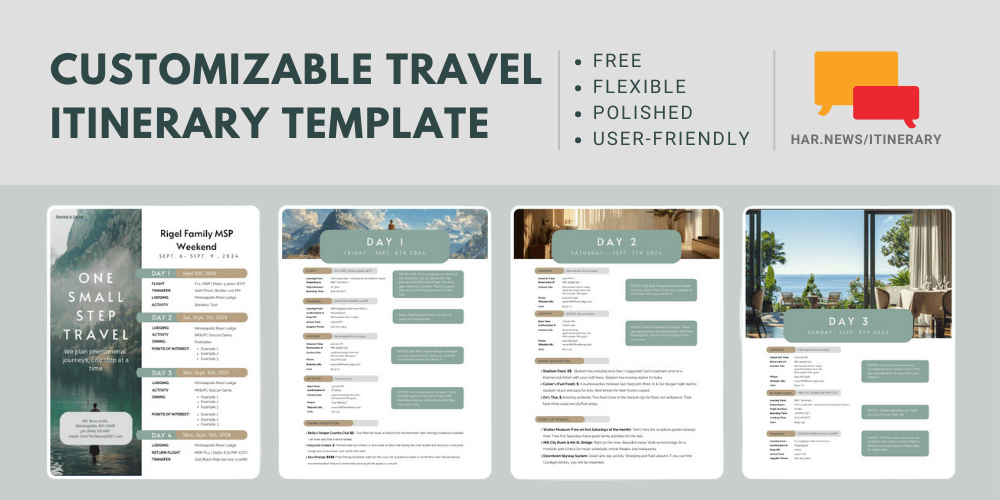 Find an easy-to-use travel itinerary builder for vacations? This one is the best!