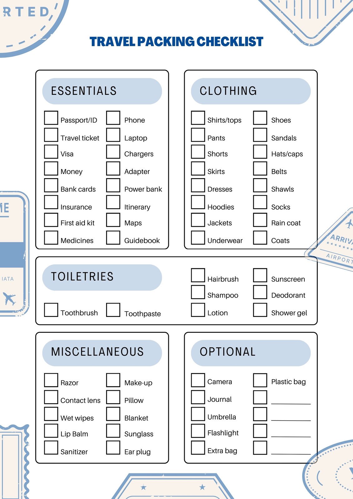 Travel packing list generator for long trips: How to pack everything you need for your next adventure!