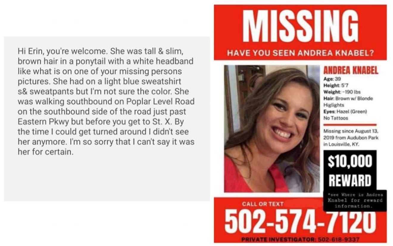 Did Erin Kill Andrea Knabel? We Investigate the Case