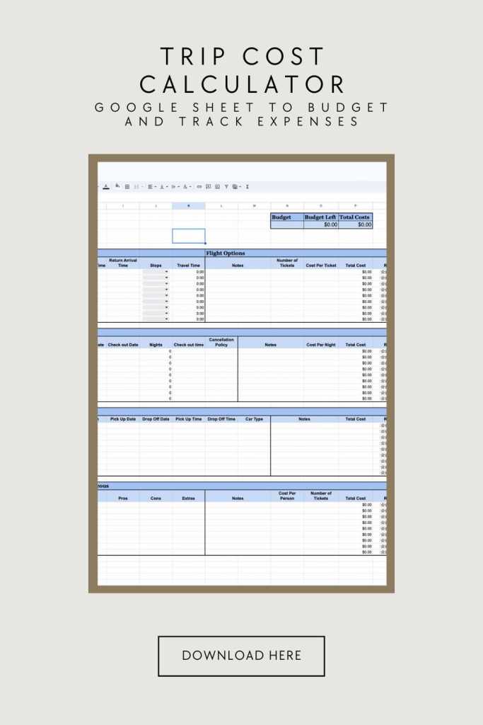 Budget calculator for your next vacation how to make it work for you