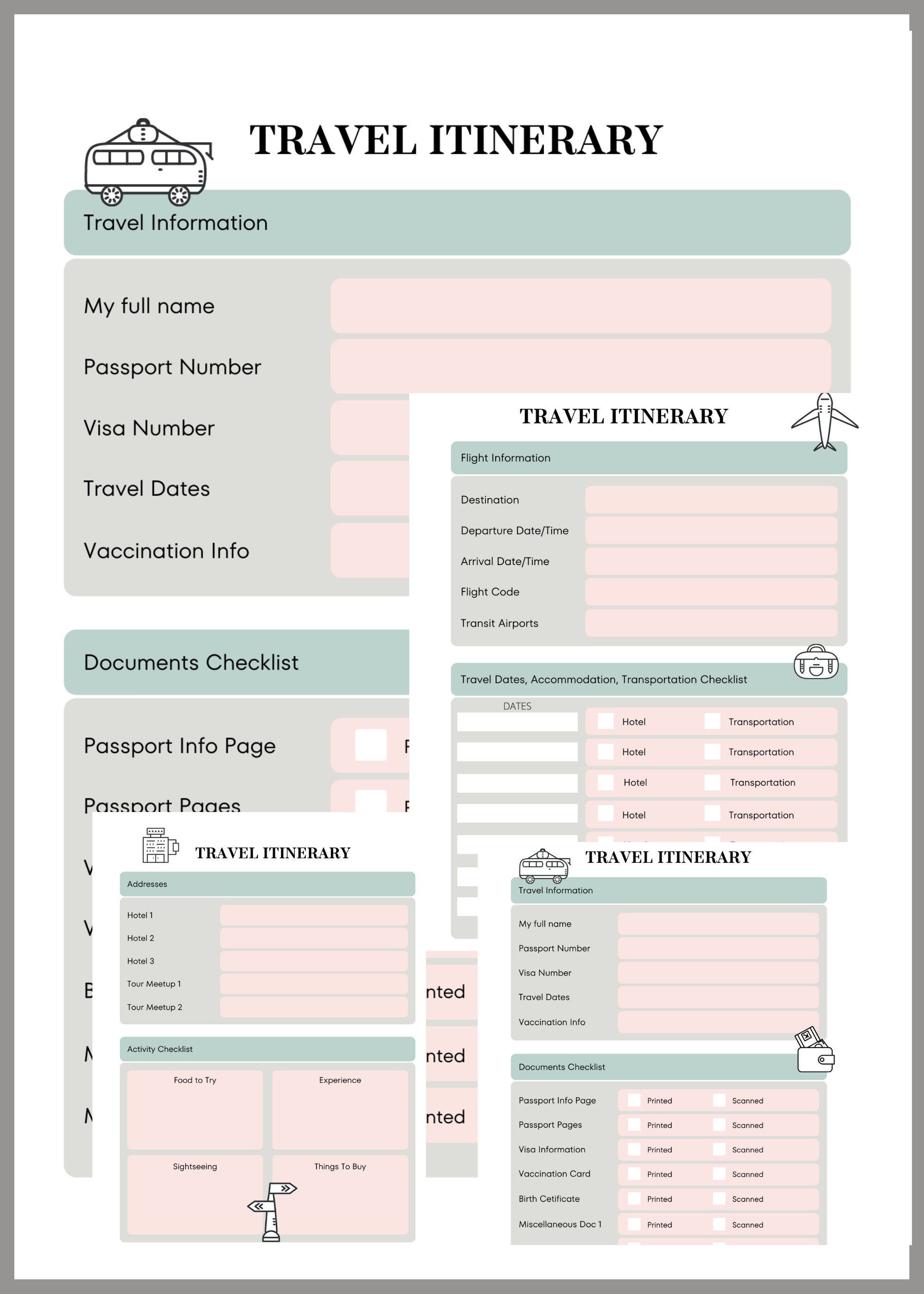 Vacation Schedule Made Easy: Use a Travel Planner.