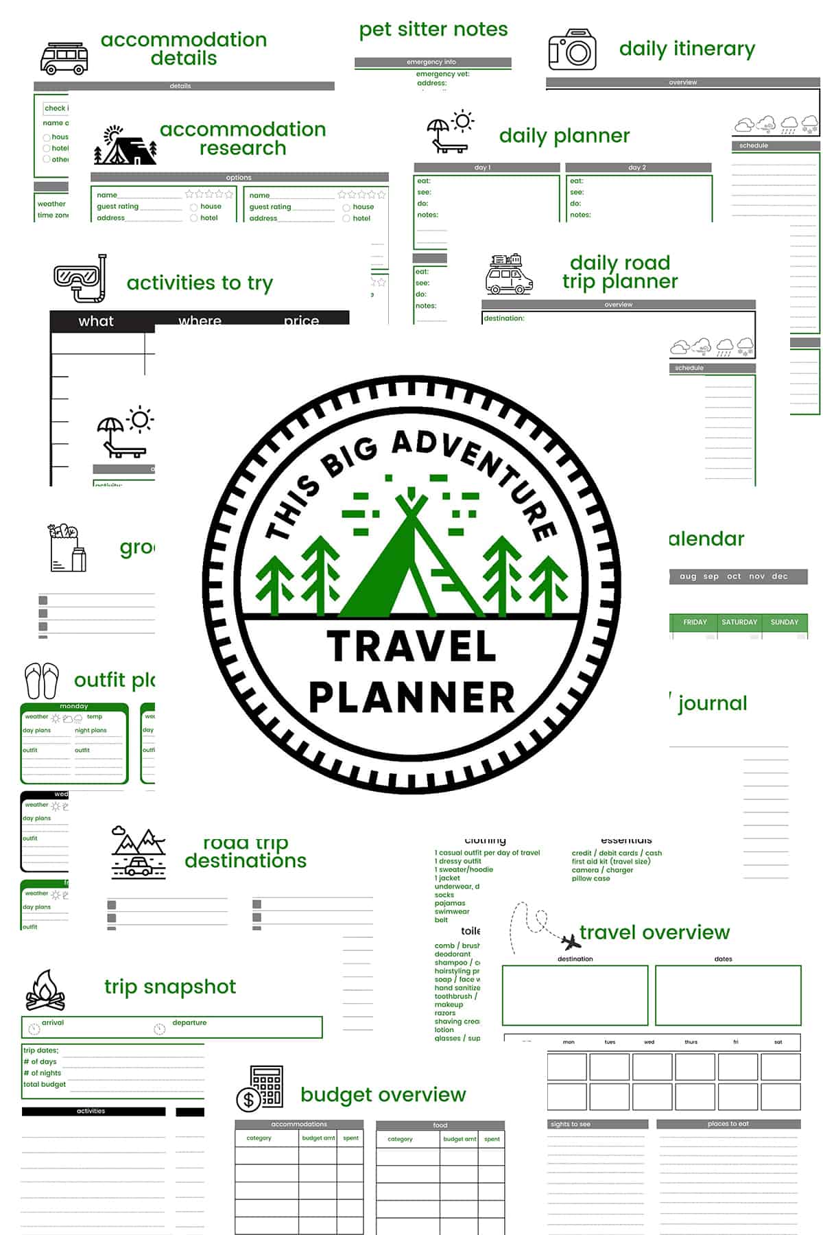 Download Free travel checklists and itineraries and plan trips easily.