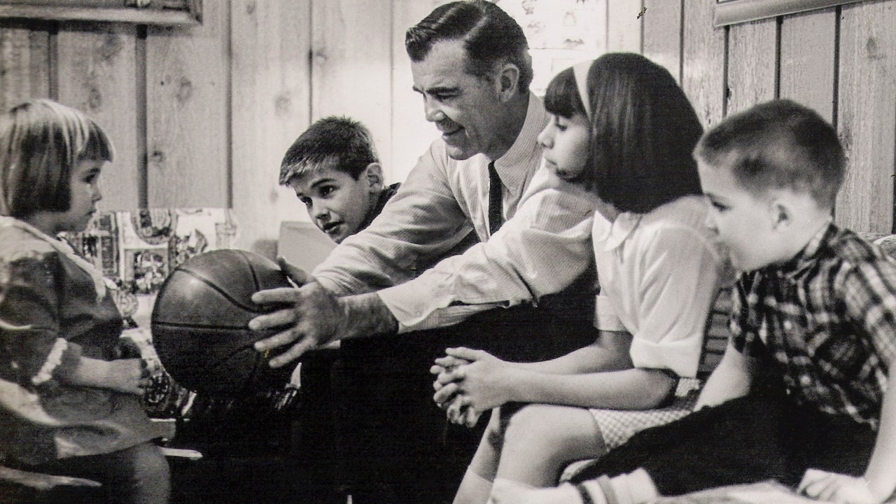 My dad played basketball with me and my brother: Childhood Memories.