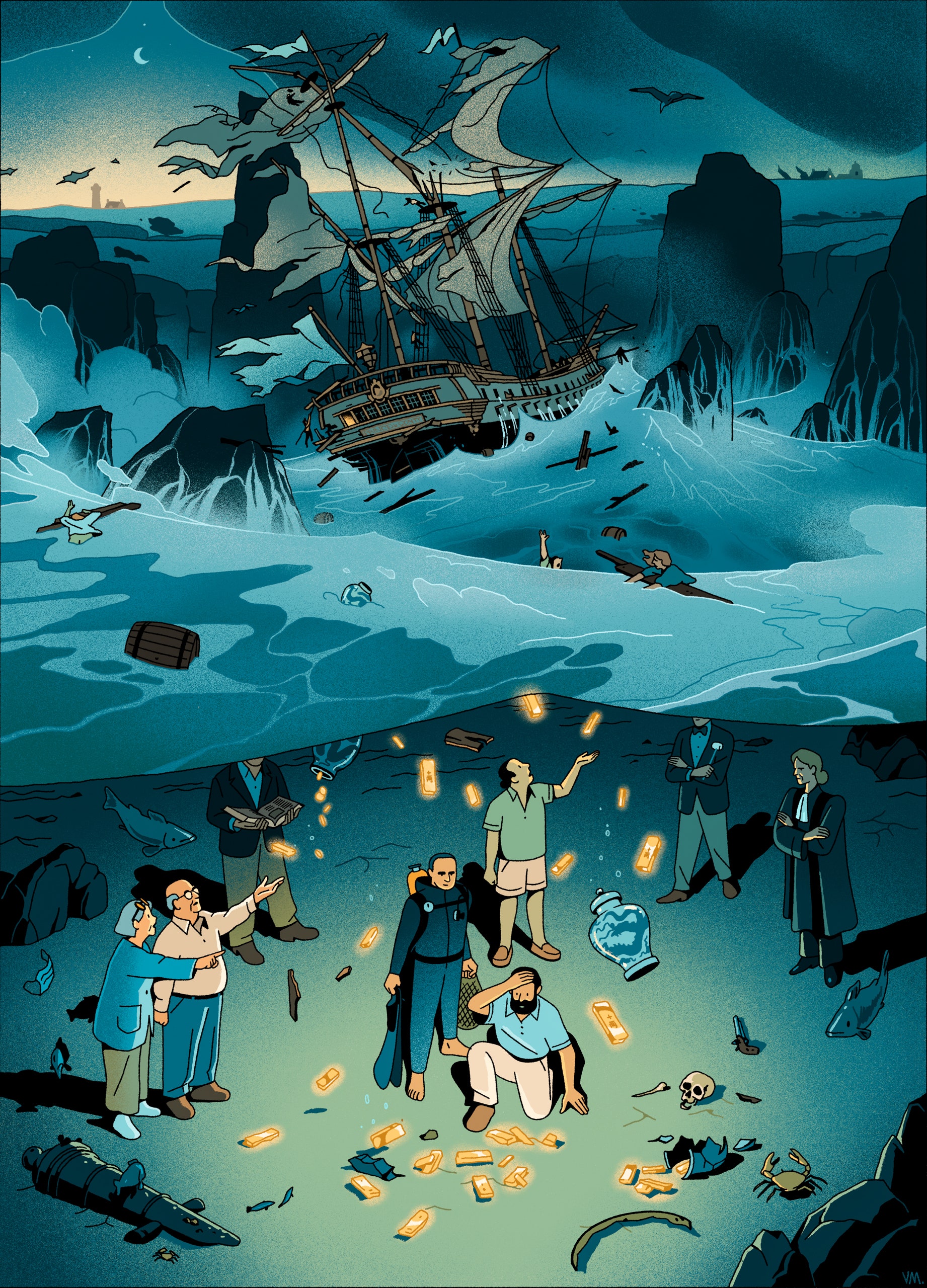 Cursed Ship and its Hidden Gold,what happened at last?