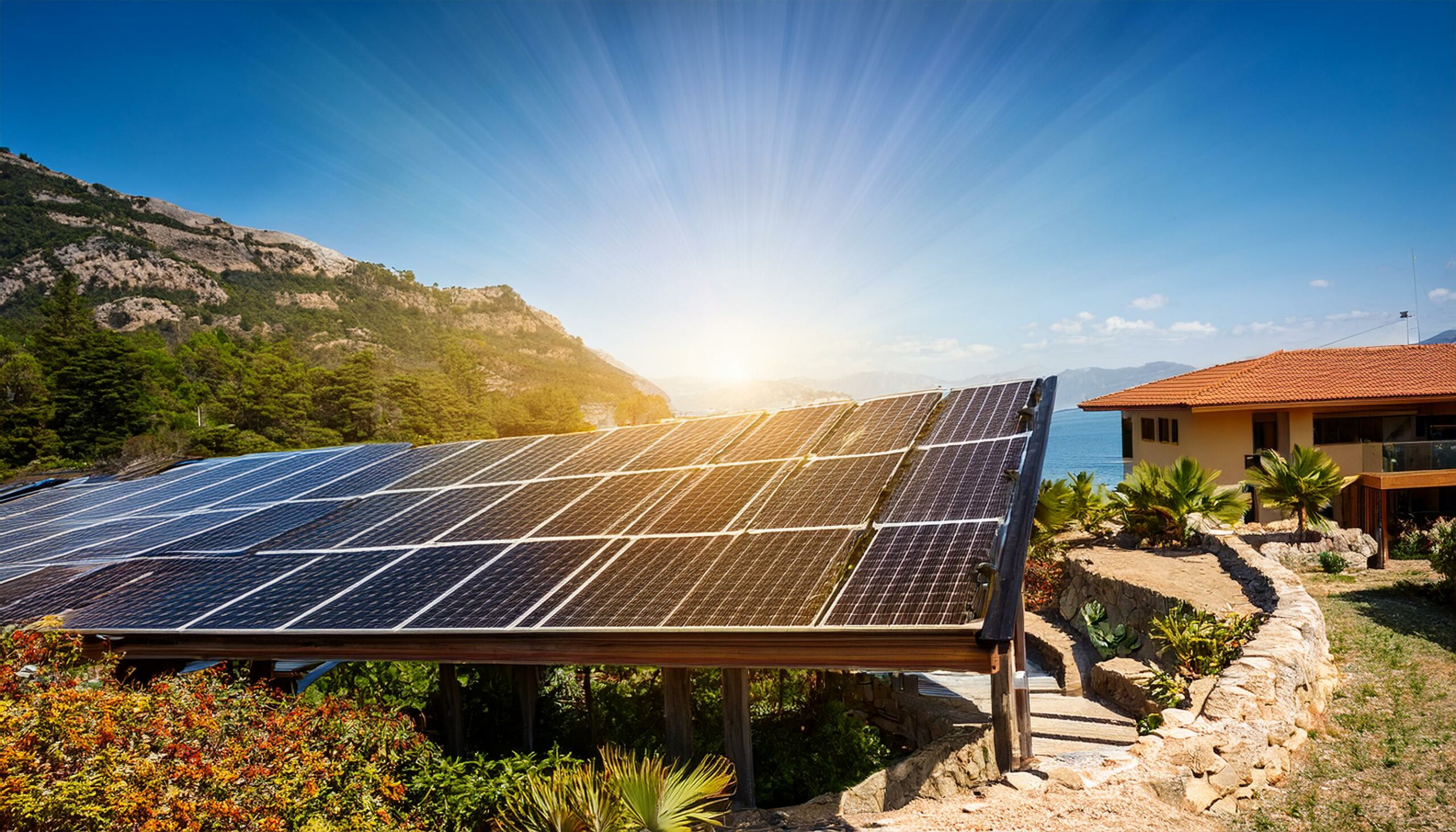 Experience comfort and sustainability: Stay in solar-powered accommodations.