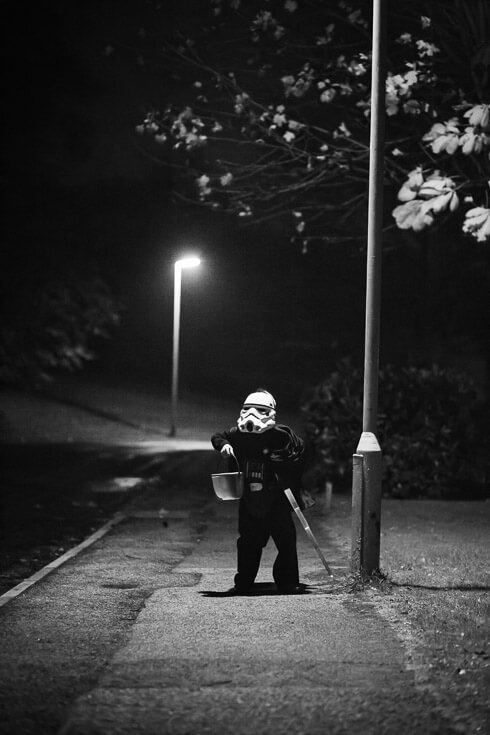 Try This Spooky Halloween Photo Idea: Black and White for Extra Chills!