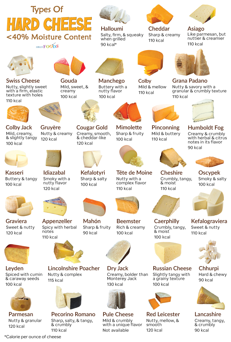 Hard Cheeses List: The Ultimate Guide to Types and Flavors