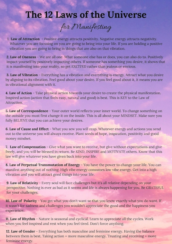 What is the Law of Universe? Easy Guide to Manifesting!