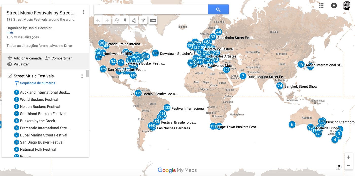 Where to find global street performances and festivals around the world easily?