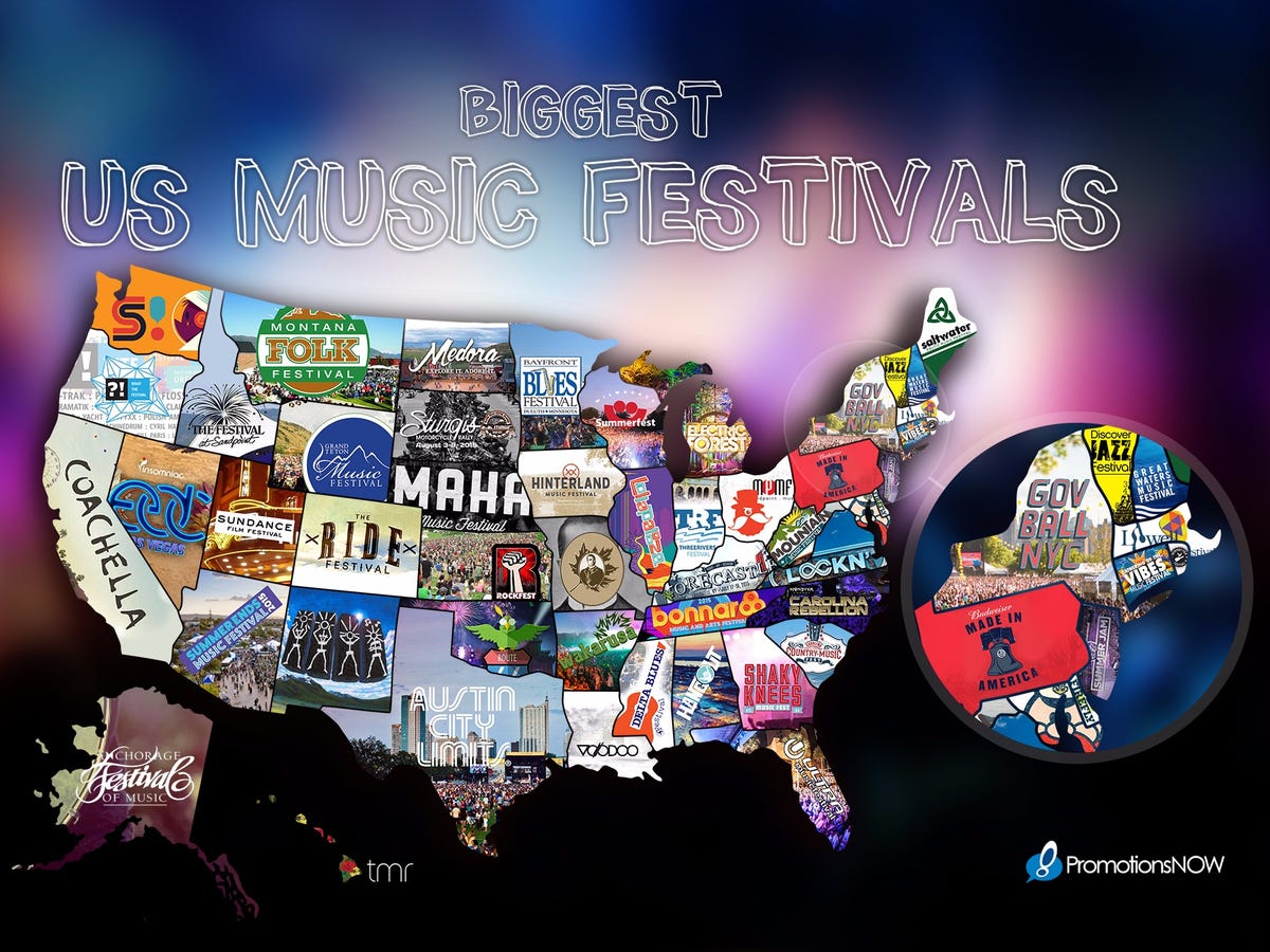 Best US Music Festivals: A State-by-State User Guide.