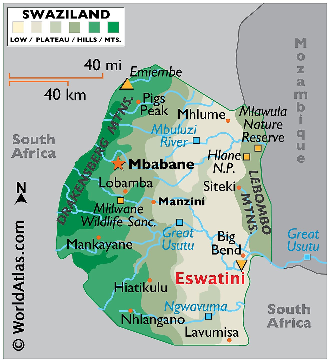 Map Swaziland Africa: Find Your Way Around (Easy Guide!)
