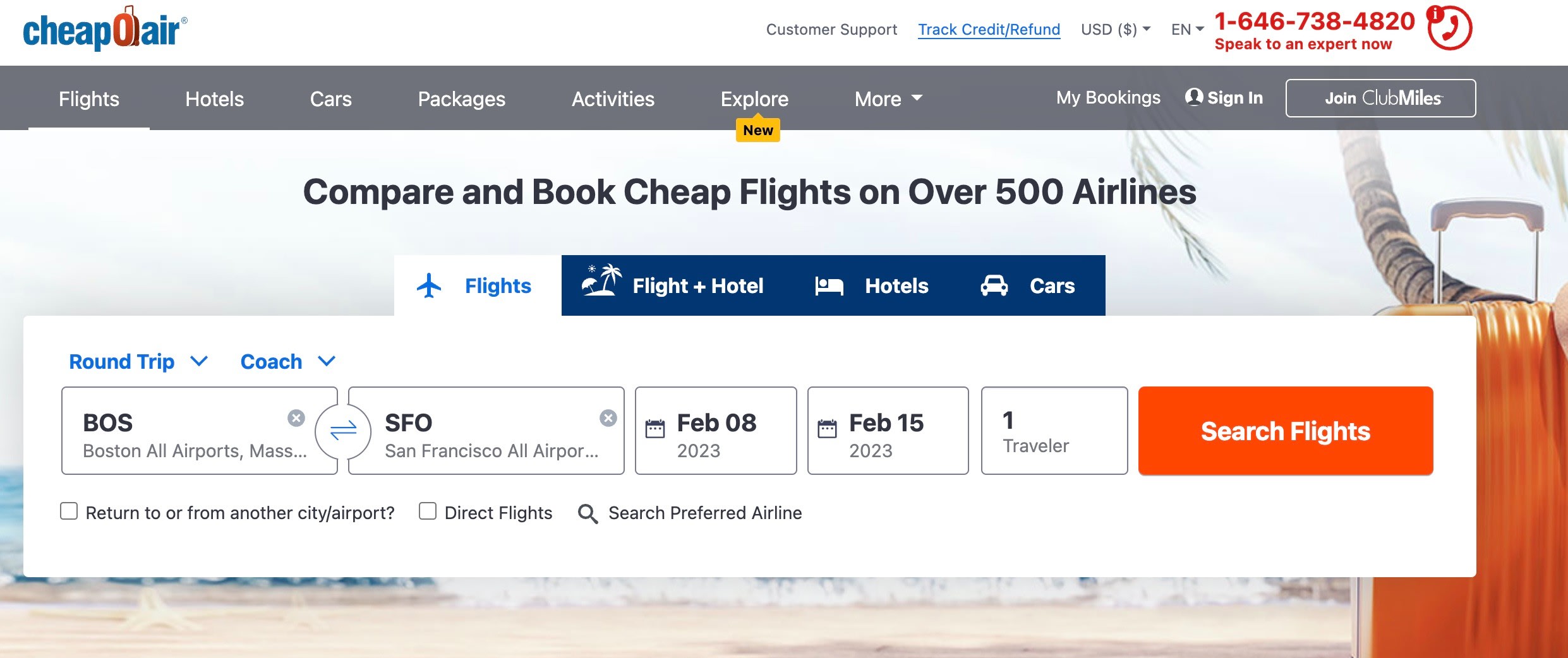 Cheap Tickets: Use the best flight search engine to save money