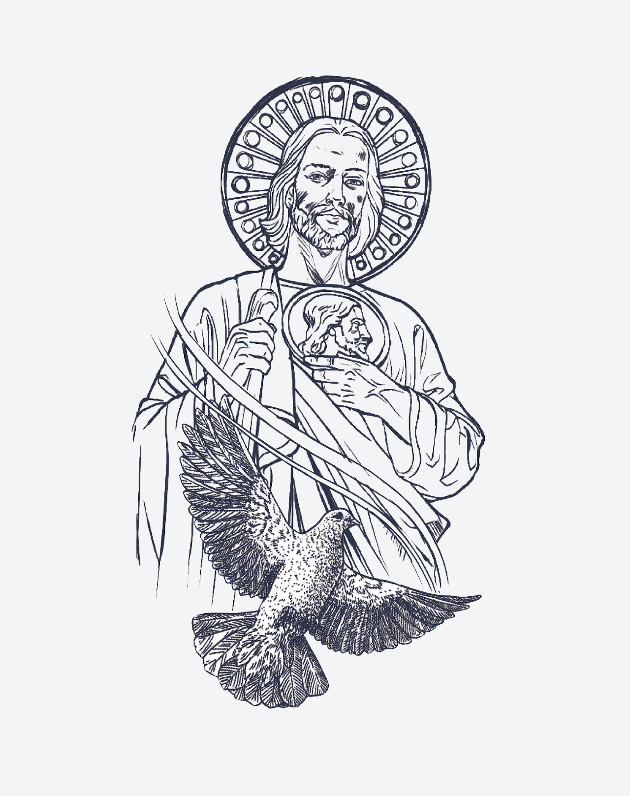 Thinking of San Judas Tadeo Tattoo? Check Out This Cool Design!