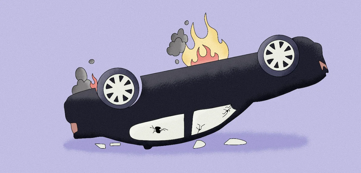 Had a dream about car accident? Find out the meaning.