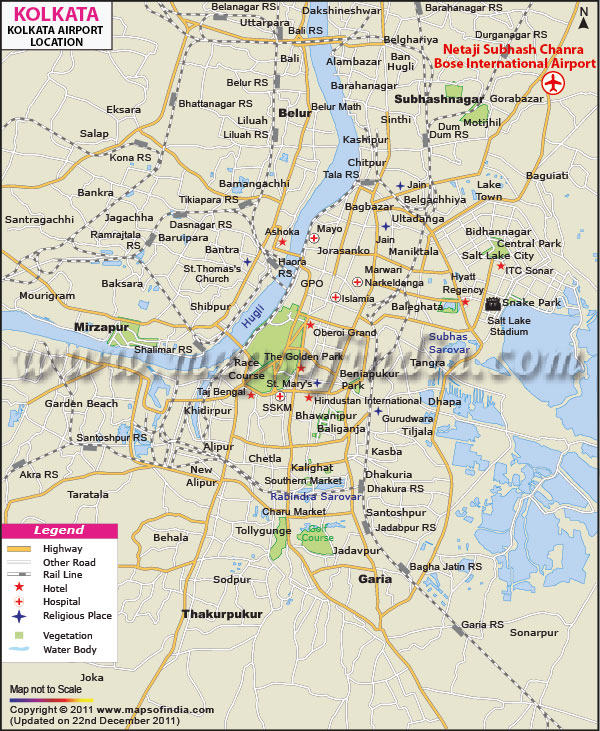 Kolkata Airport Location: Find It Easily on Map & Plan Trip!