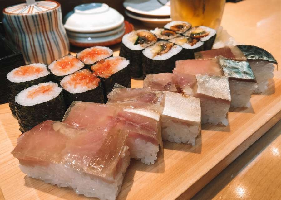 Learn about Battera Sushi.(Osakas Famous Boxed Sushi )