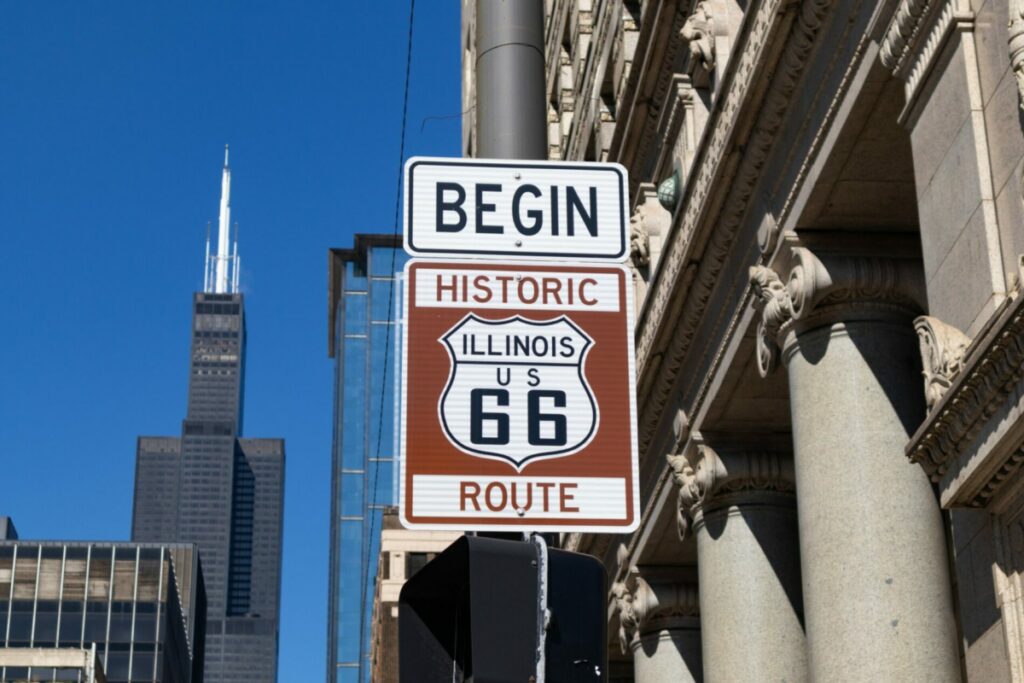 Chicago Route 66 Sign: Start Your Iconic Journey Here!