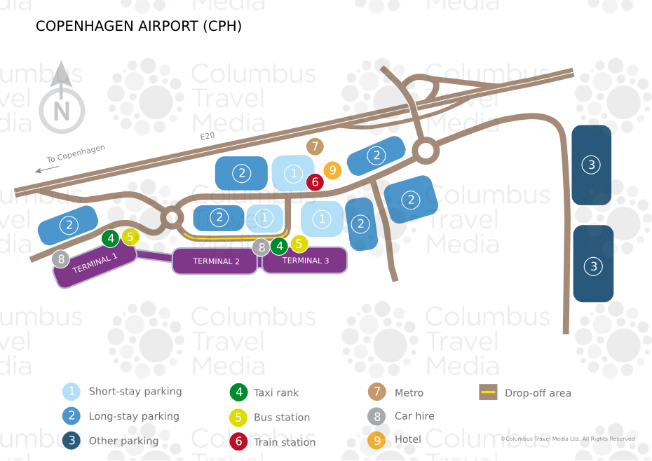 Lost in Terminal 3 CPH?The Map That Will Help You.