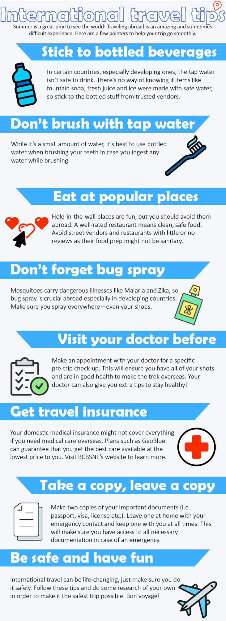 How can I stay safe while traveling to high-risk places abroad?