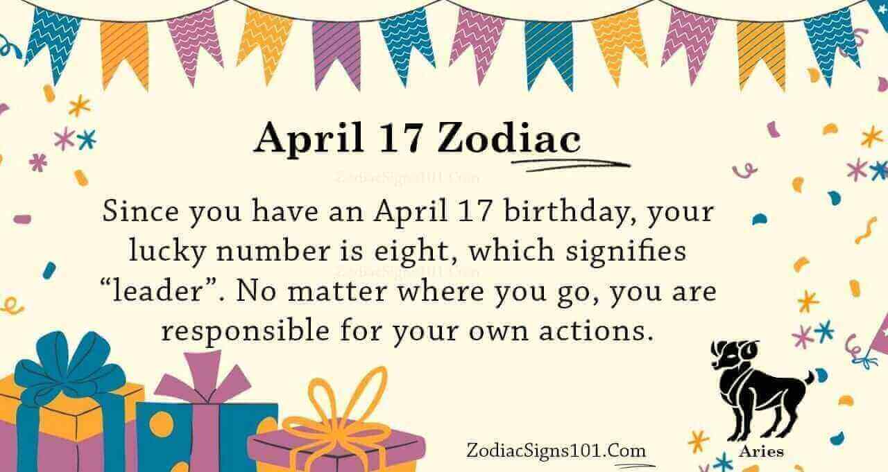 What horoscope is April 17? Discover the key fiery Aries traits for people born on this date.