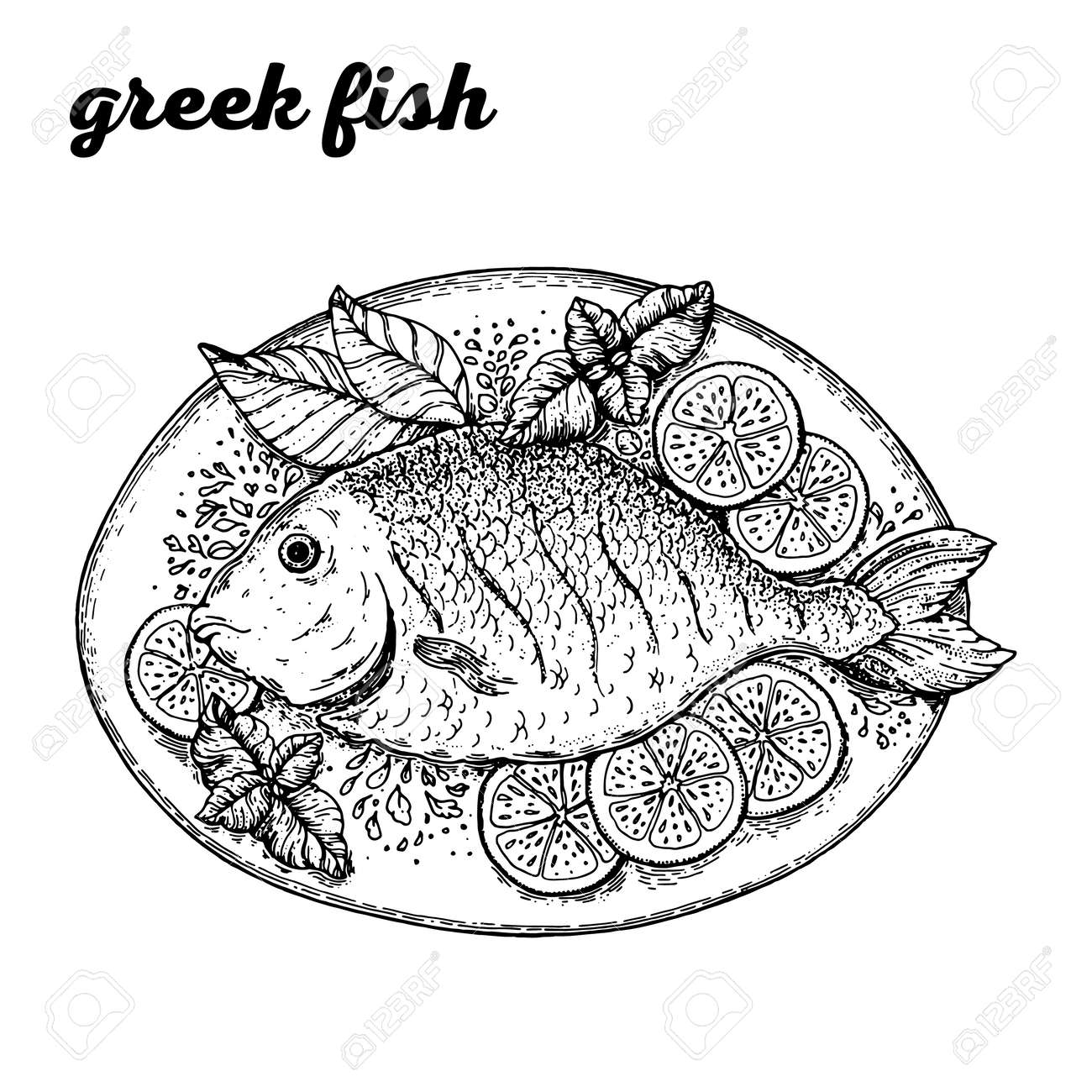 Want free fish greek dish clipart illustrations? Download amazing vectors and graphics easily.