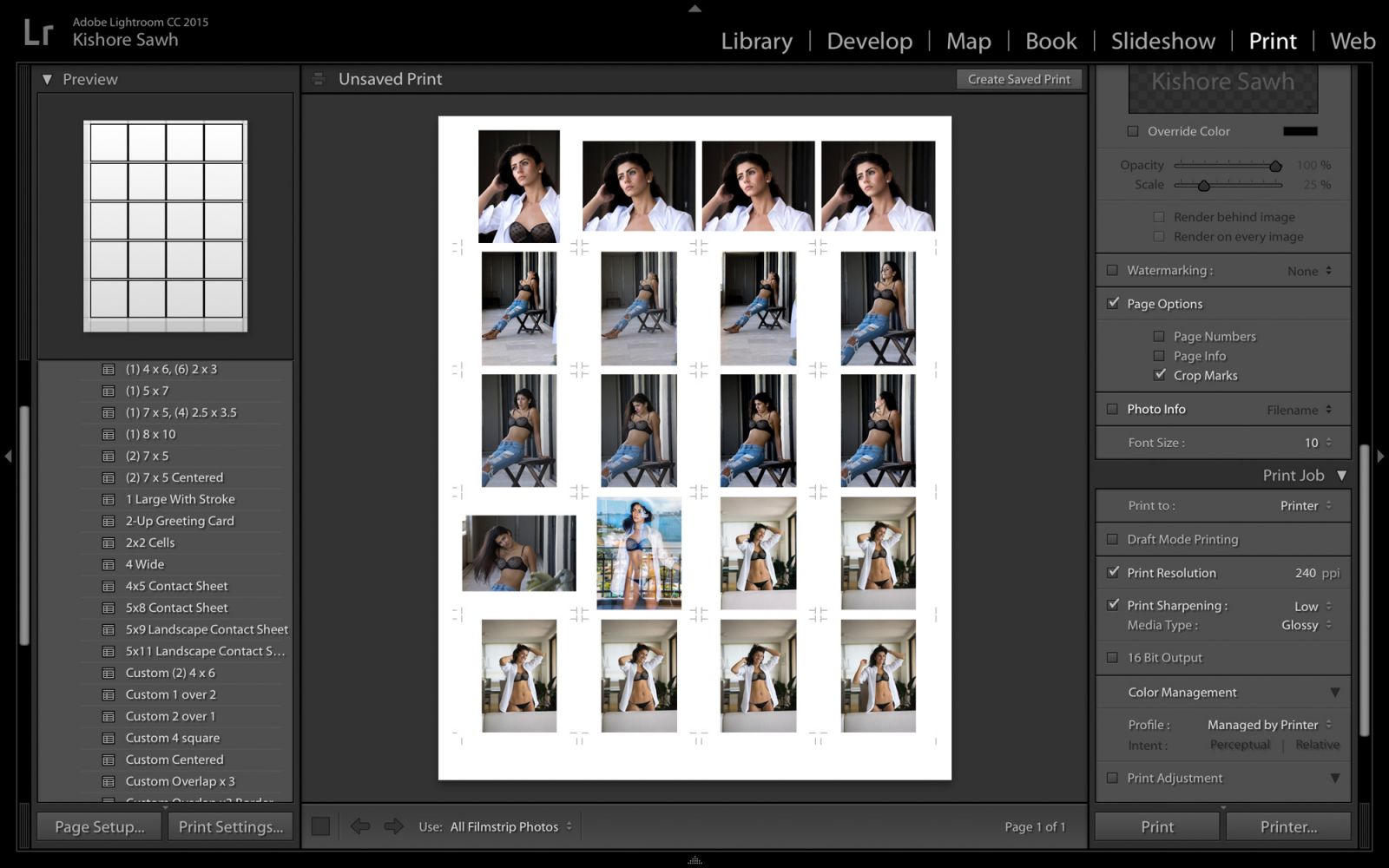 Learn How to Make a Contact Sheet in Lightroom Now!