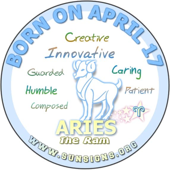 What horoscope is April 17? Discover the key fiery Aries traits for people born on this date.