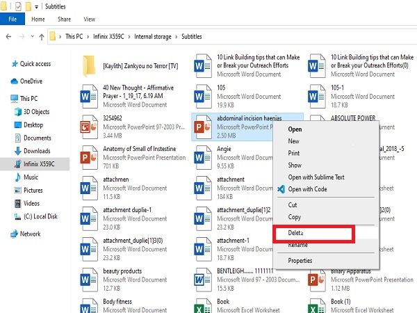 Best way: How do you delete pictures from SD card?