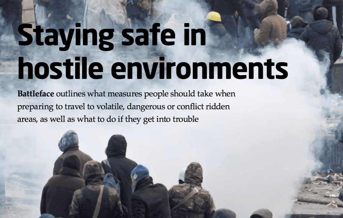 Essential safety precautions when traveling in war zones: Simple rules everyone absolutely must know for survival.