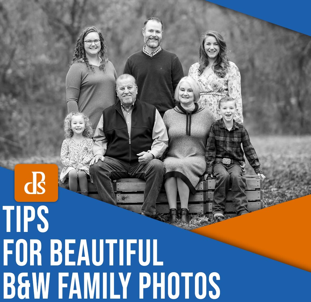 Tips for your next black white family photo session: Prepare easily for truly beautiful results.