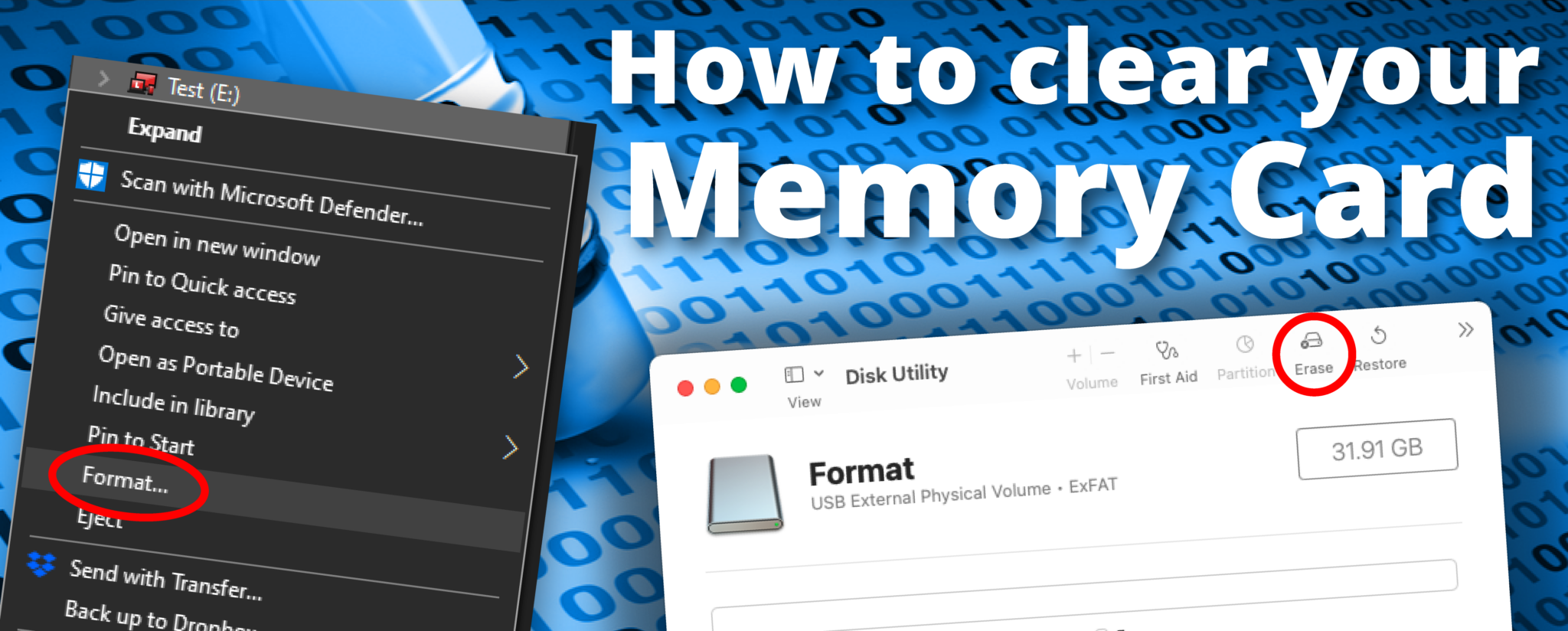 How to delete pictures from a SD card on your camera or laptop? Follow these basic instructions.
