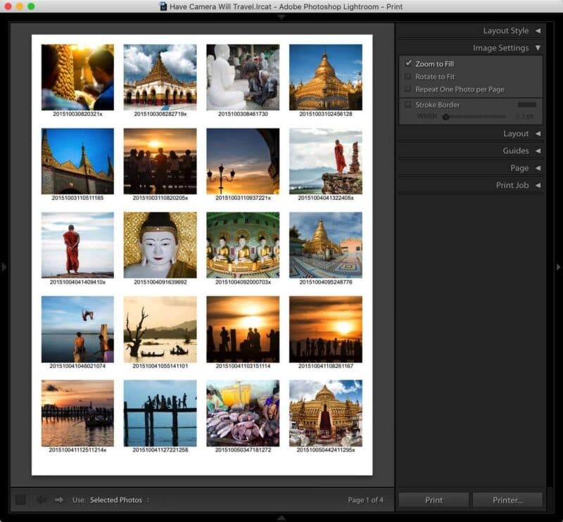 Learn How to Make a Contact Sheet in Lightroom Now!