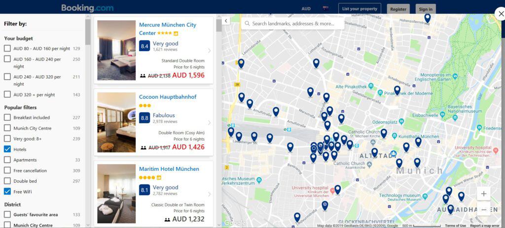 How to use hotel search engines to compare stays in different cities (follow these easy travel planning steps).