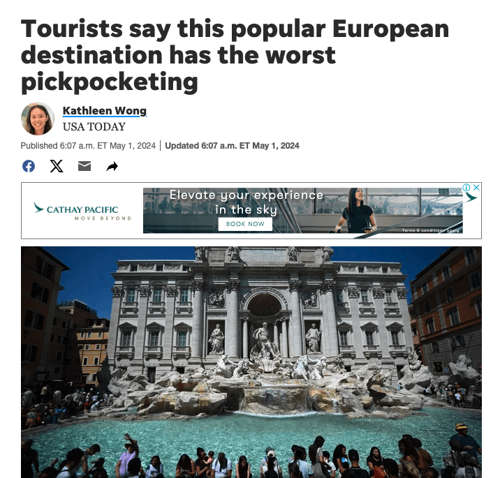 Avoid Theft: Smart Tips for Crowded Tourist Hotspots
