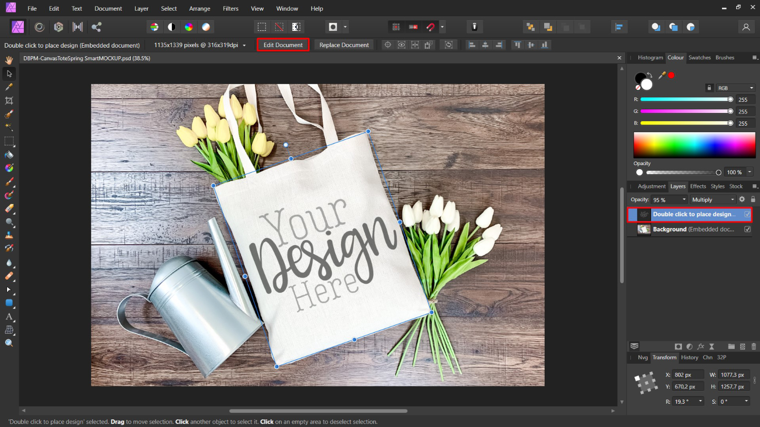 Need the best way how to update a background smart object in Affinity Photo? Try this quick method now.