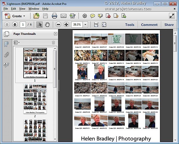 Learn How to Make a Contact Sheet in Lightroom Now!