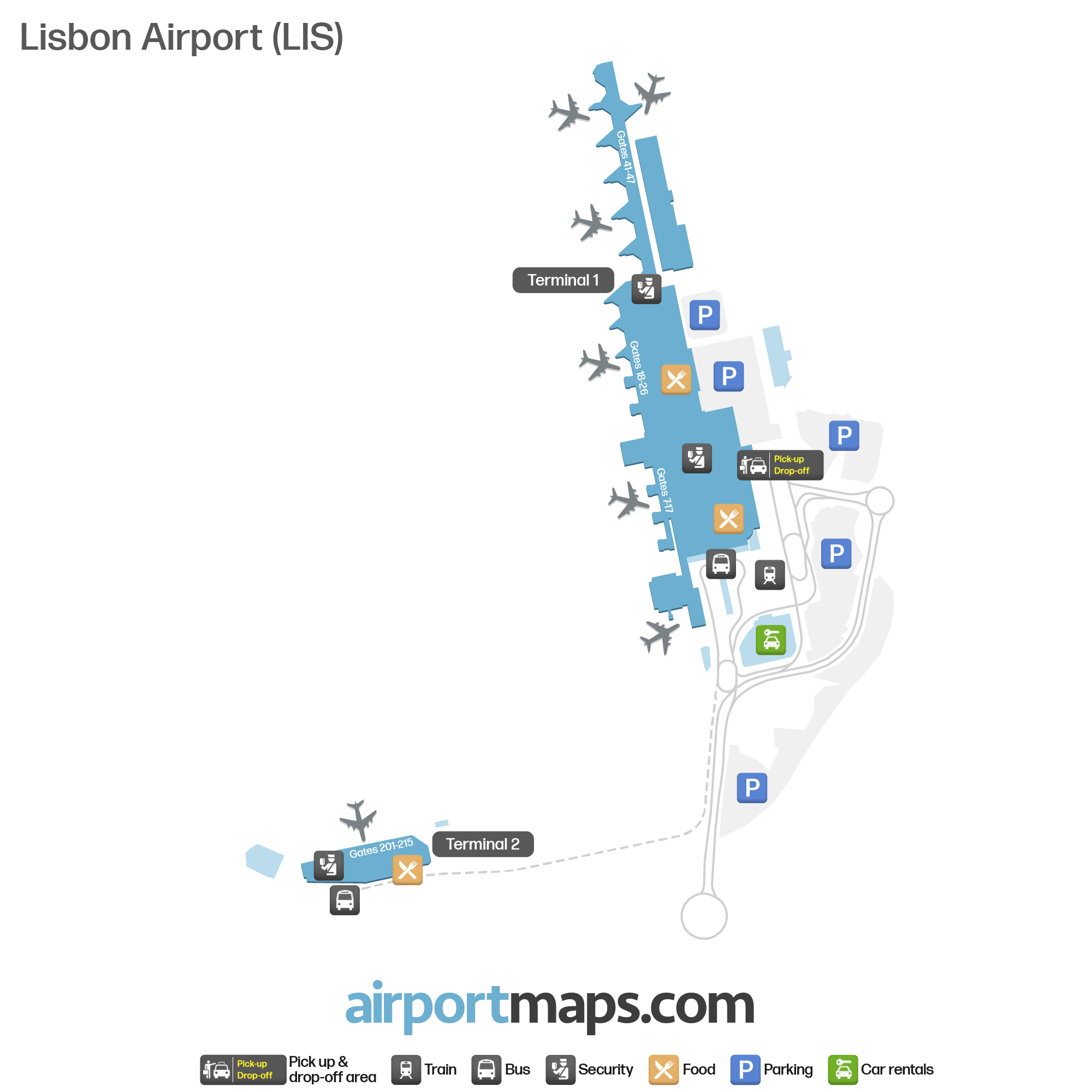 Finding lisbon airport on map quickly (Our best tips and tricks for a smooth airport journey).