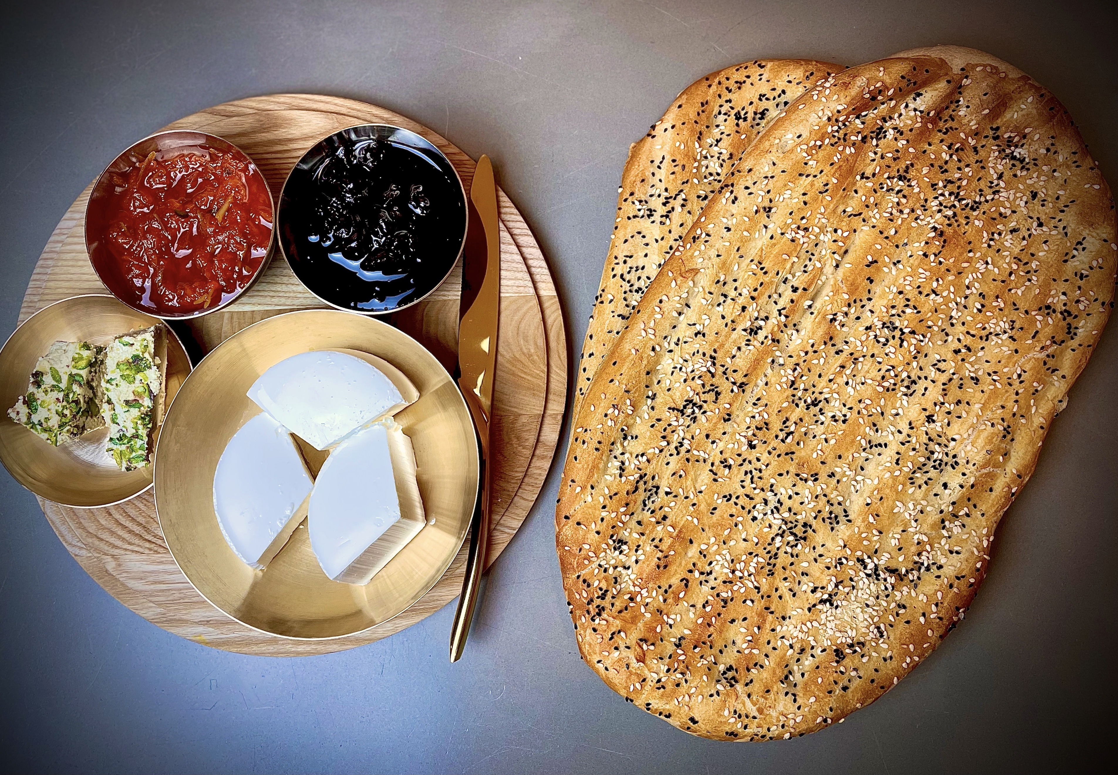 What is the county of origin nan-e barbari? Find out precisely where this delicious bread started.
