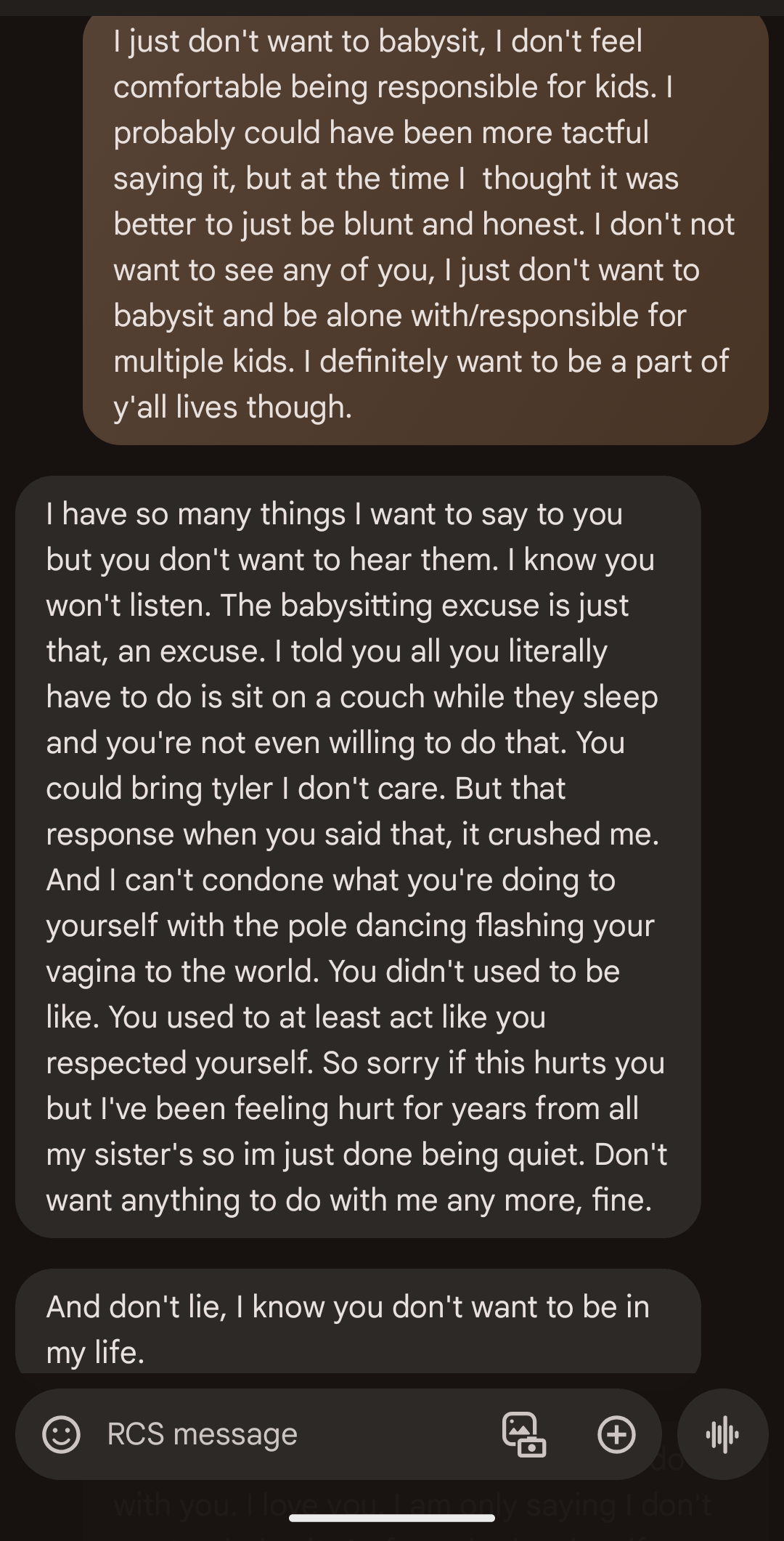 My sister is a stripper, how can this affect our relationship? Maintaining a strong and loving bond.