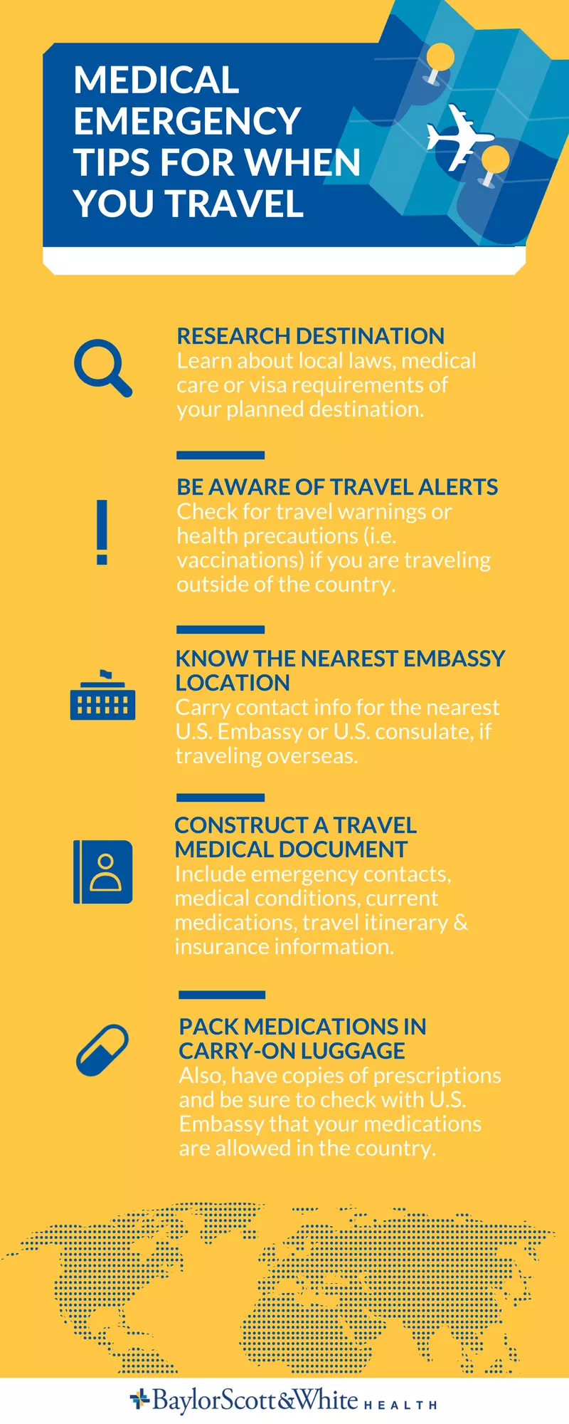 How to handle travel-related medical emergencies? Follow these simple steps for staying safe abroad.
