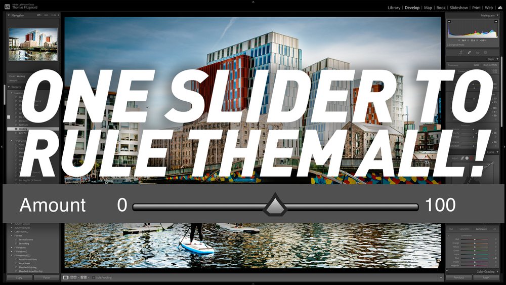 How to get Lightroom sliders all on one screen and image on another? Easy setup tips!