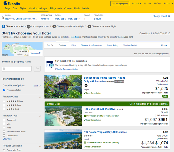 What are the Best tools for booking flights and hotels in the same search? Save time and find great deals easily!