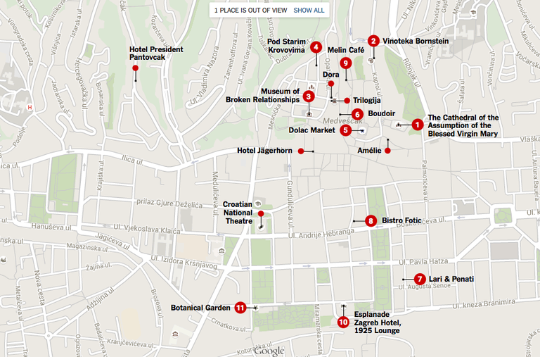 Zagreb nightlife: Where? (See map)