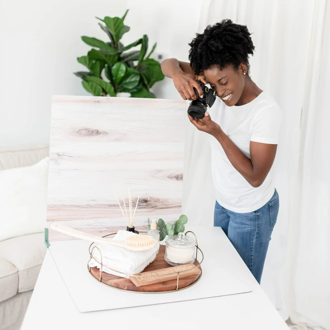 Getting started with a white backdrop for photos? Learn the basics for clean and bright pictures.