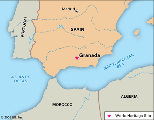 Grenada on Map of Spain: See Grenada Spain Location