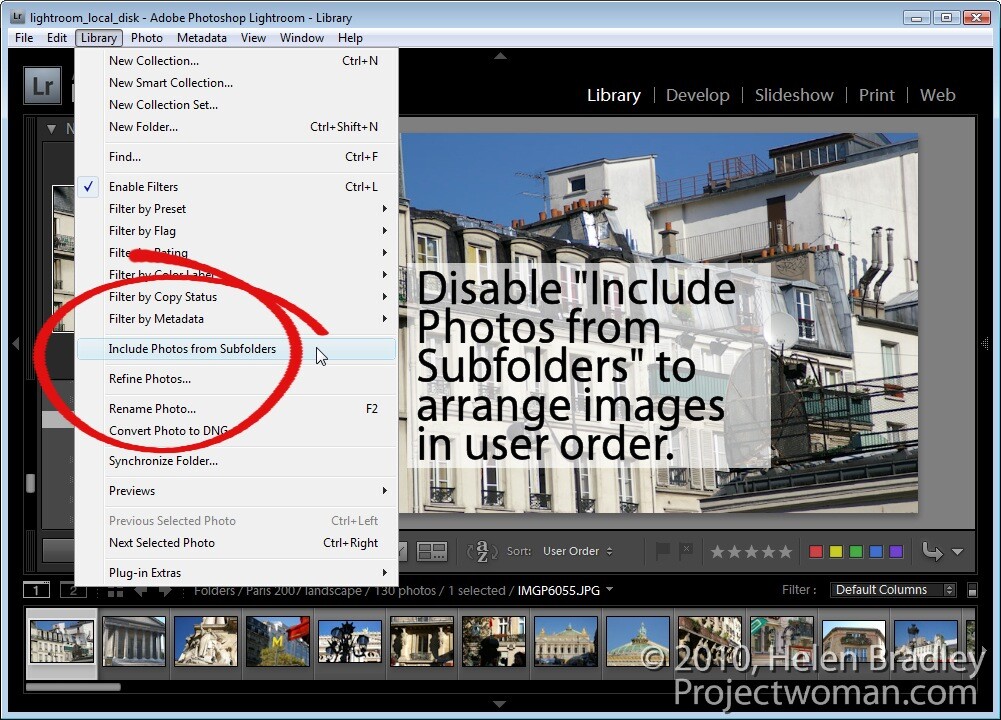 Lightroom: Reorder Photos in a Collection, Step-by-Step