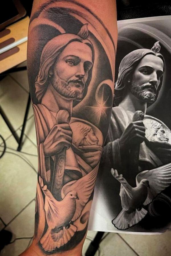 Best spot for a saint judas tattoo? We reveal popular body placements and their true meanings!