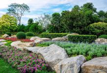 What are the benefits of a landscape with a balance design?
