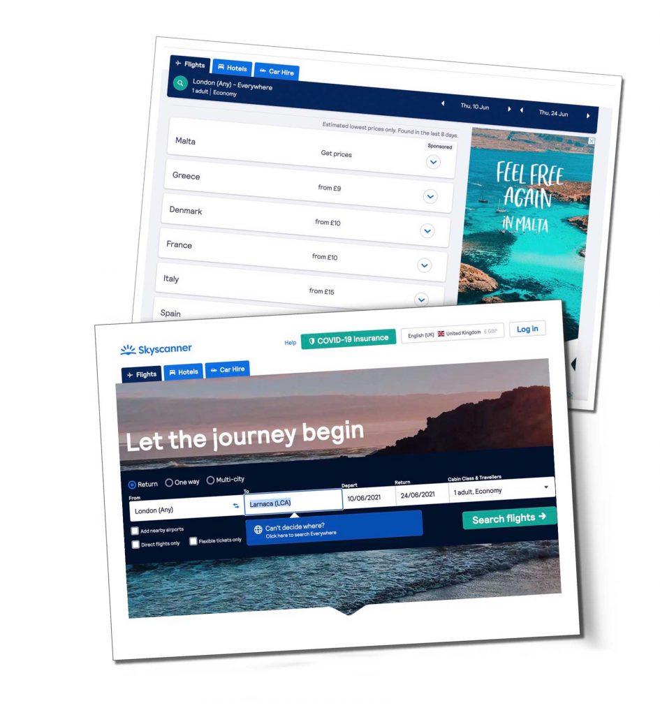 What are the best tools for booking multi-country travel using comparison websites? Find your perfect trip planner!