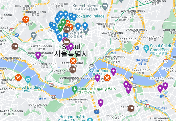 How to plan with your seoul city map (Simple ways to make your Seoul visit amazing)